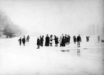 Eislaufen auf den Fens, um 1870-99